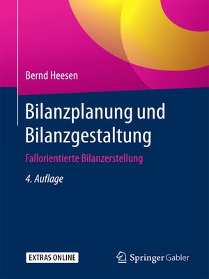 cover image of Bilanzplanung und Bilanzgestaltung